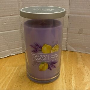 Yankee Candle Lemon Lavender Purple Jar Candle